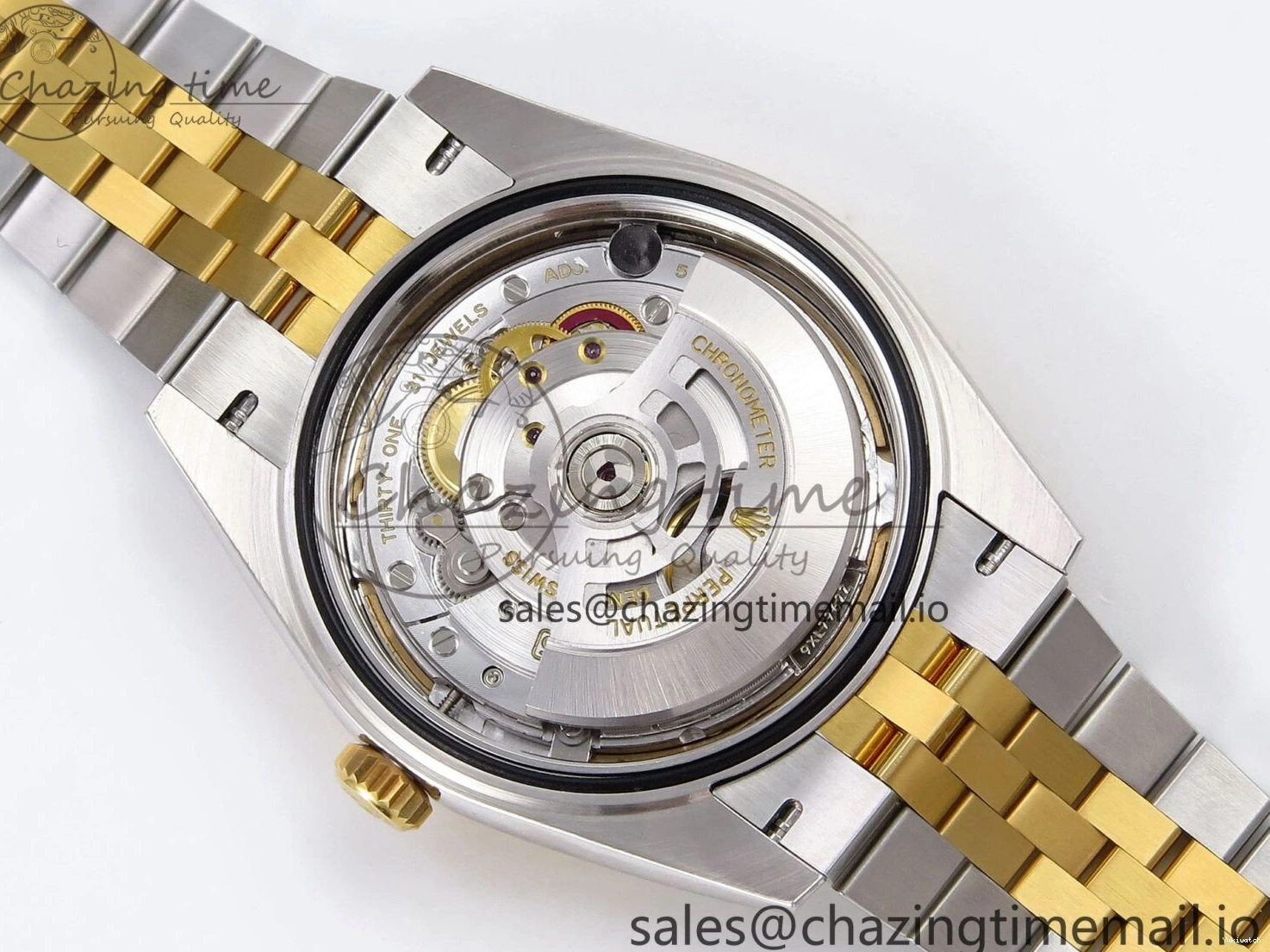 904L Edition SS on SH3235 (Gain Best Dial ARF YG 1:1 Diamonds Bracelet Weight) YG Steel DateJust 41 Jubilee 0516